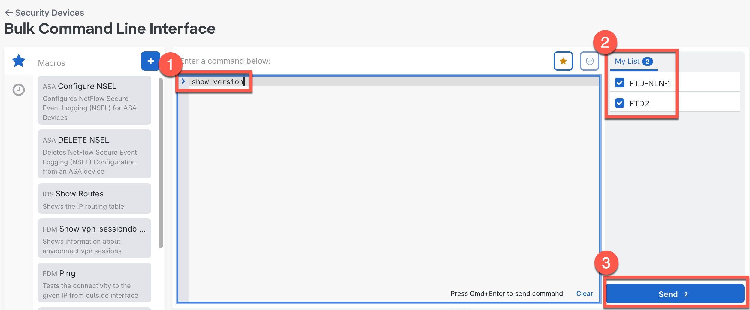 Command Line Interface