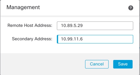 Management IP Address