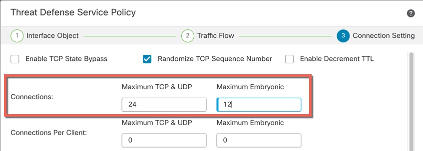 Set Connection Limits