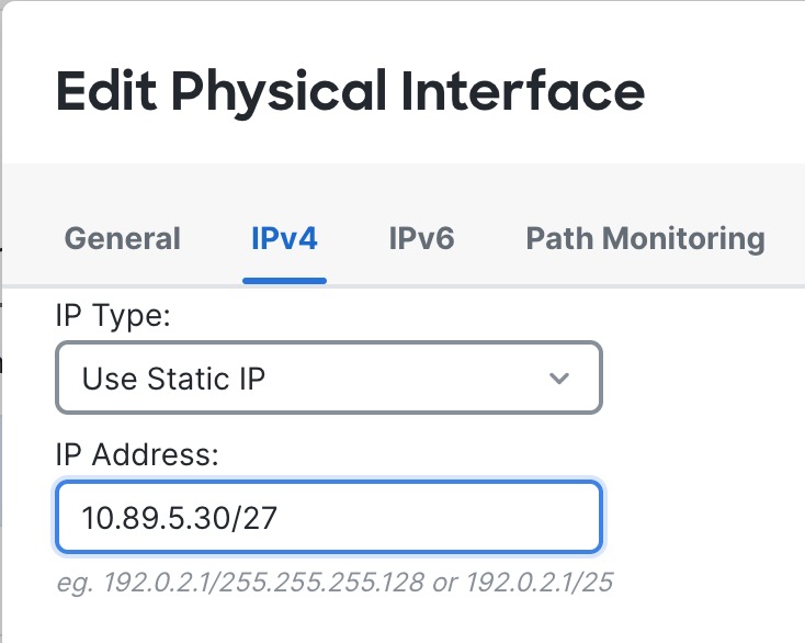 Match the IP Address Change