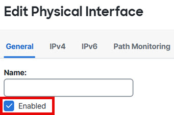 Enable the Cluster Control Link Interface