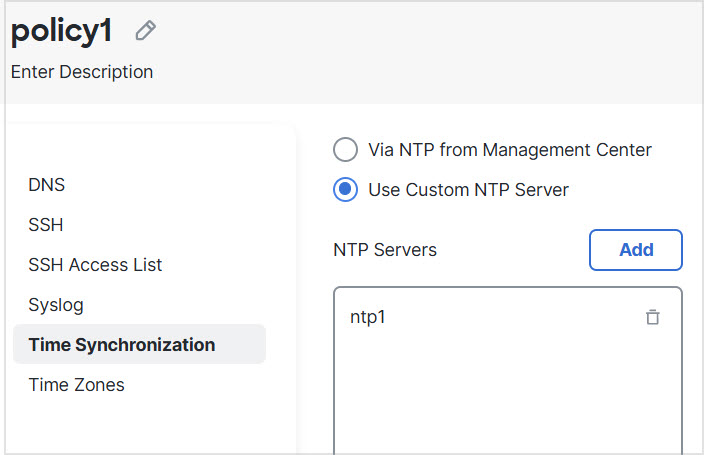 Time Synchronization